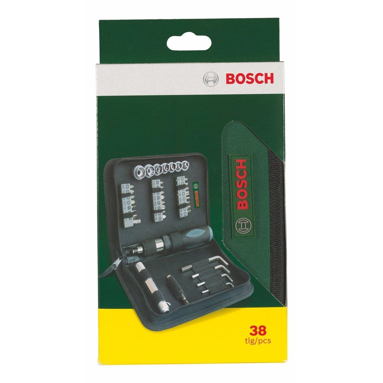 Grąžtas 38 dalių priedų komplektas Bosch 2607019506
