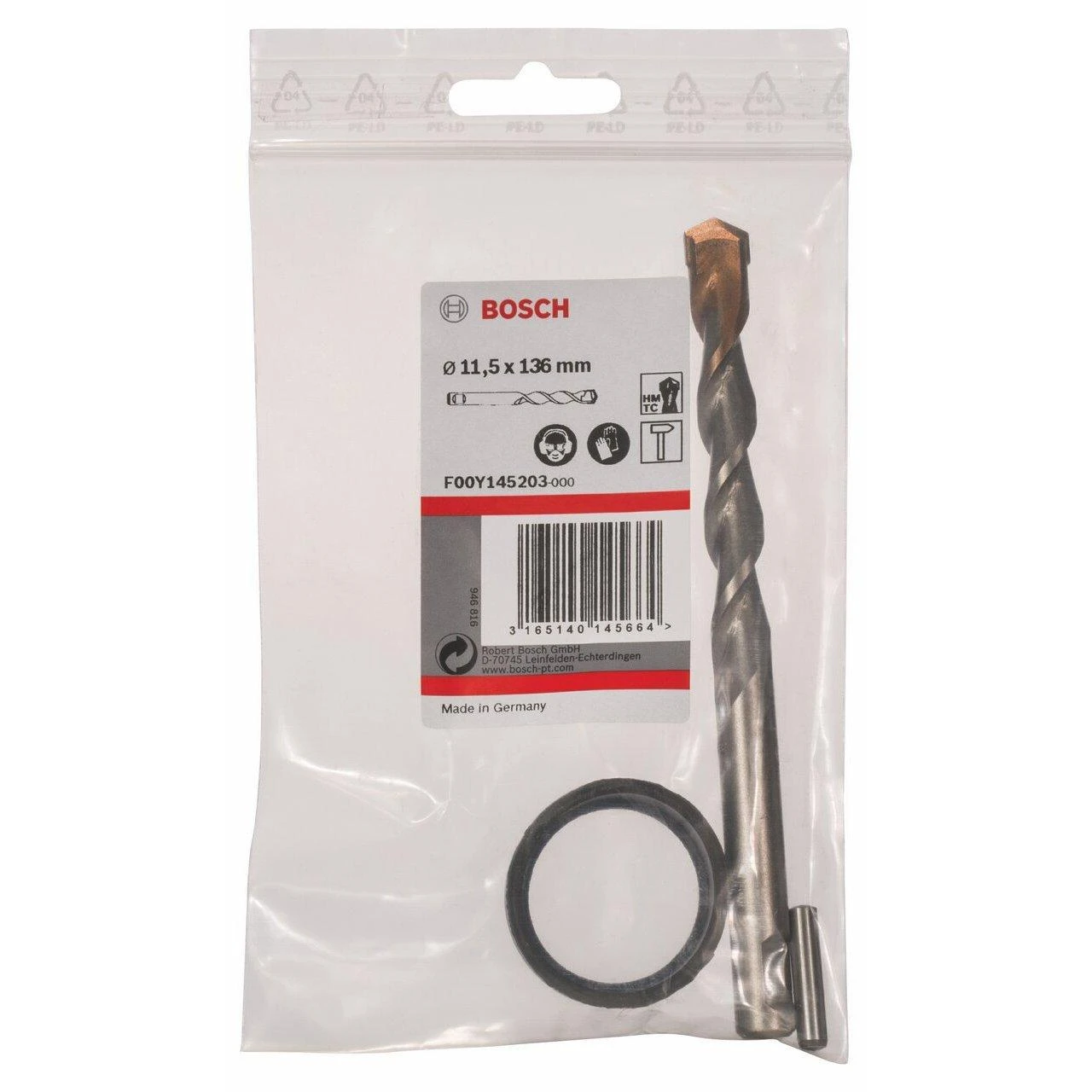 Centravimo grąžtas Bosch; 11,5x136 mm; SDS-max