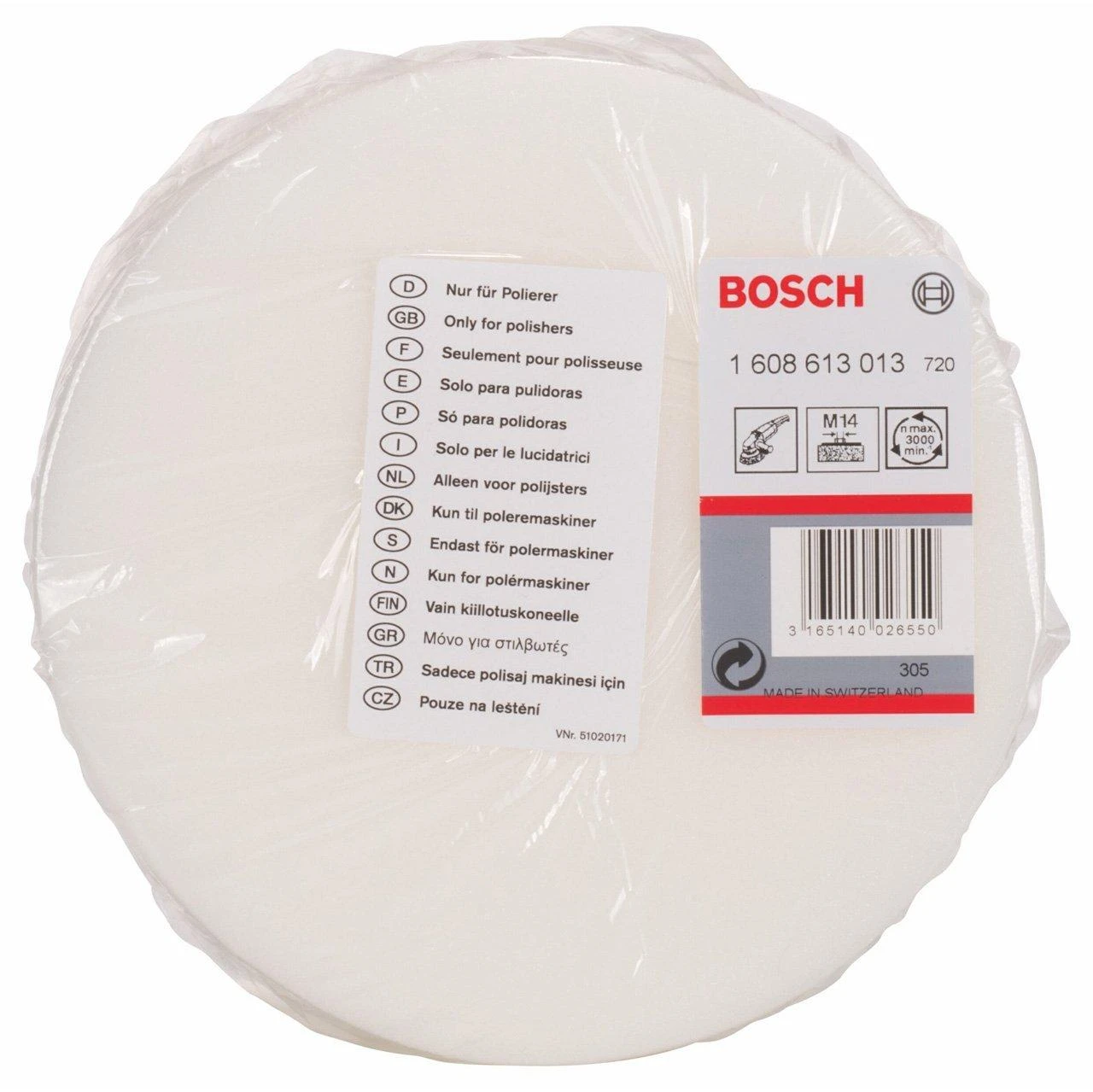 Bosch Poliravimo kempinė D 160 mm
