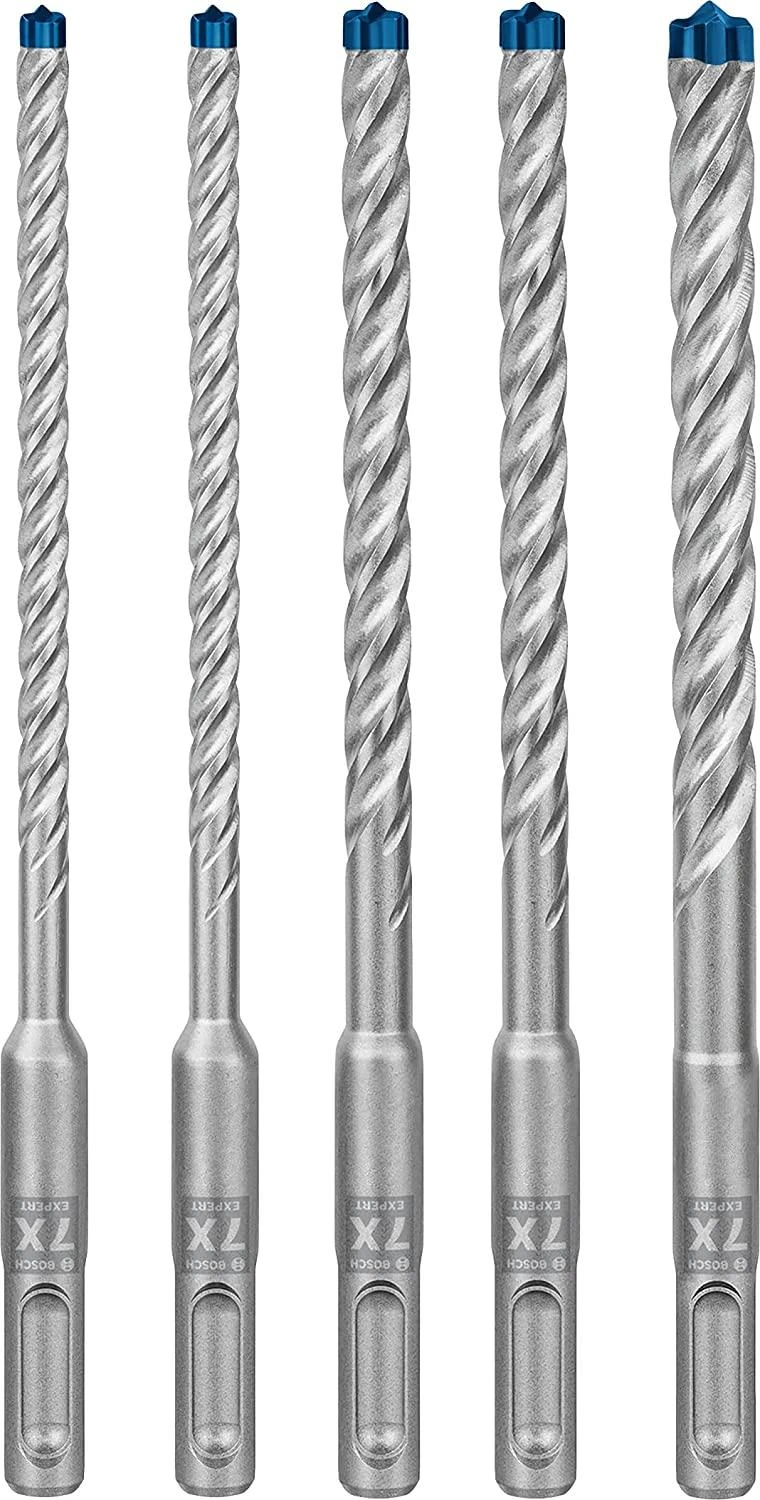 Grąžtas Bosch SDS plus-7X gražtu komp Robust Line 6/6/8/8/10 mm