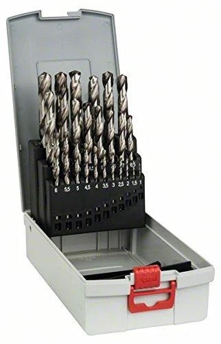 25 DALIŲ HSS-G „PROBOX“ Metalo grąžtų rinkinys, DIN 338, 135° 1–13 MM