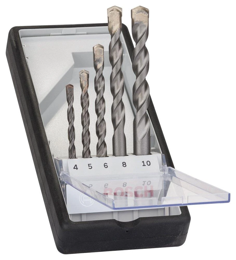 Bosch grąžtų betonui rinkinys Robust Line Silver Percussion 2607010524 5 vnt.
