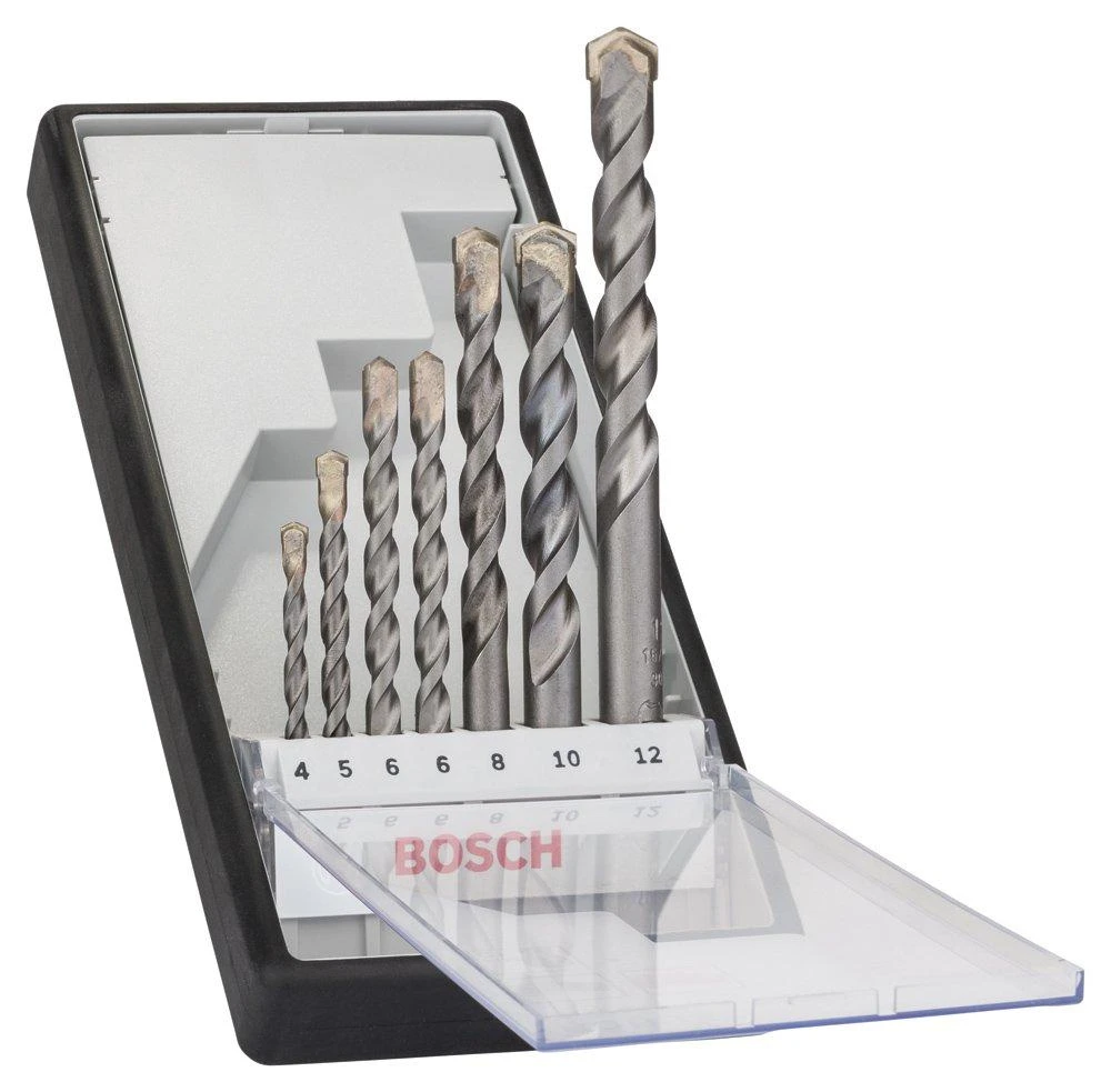 Grąžtas Bosch 7 Sidabrinis Precussion Complete Robust Line