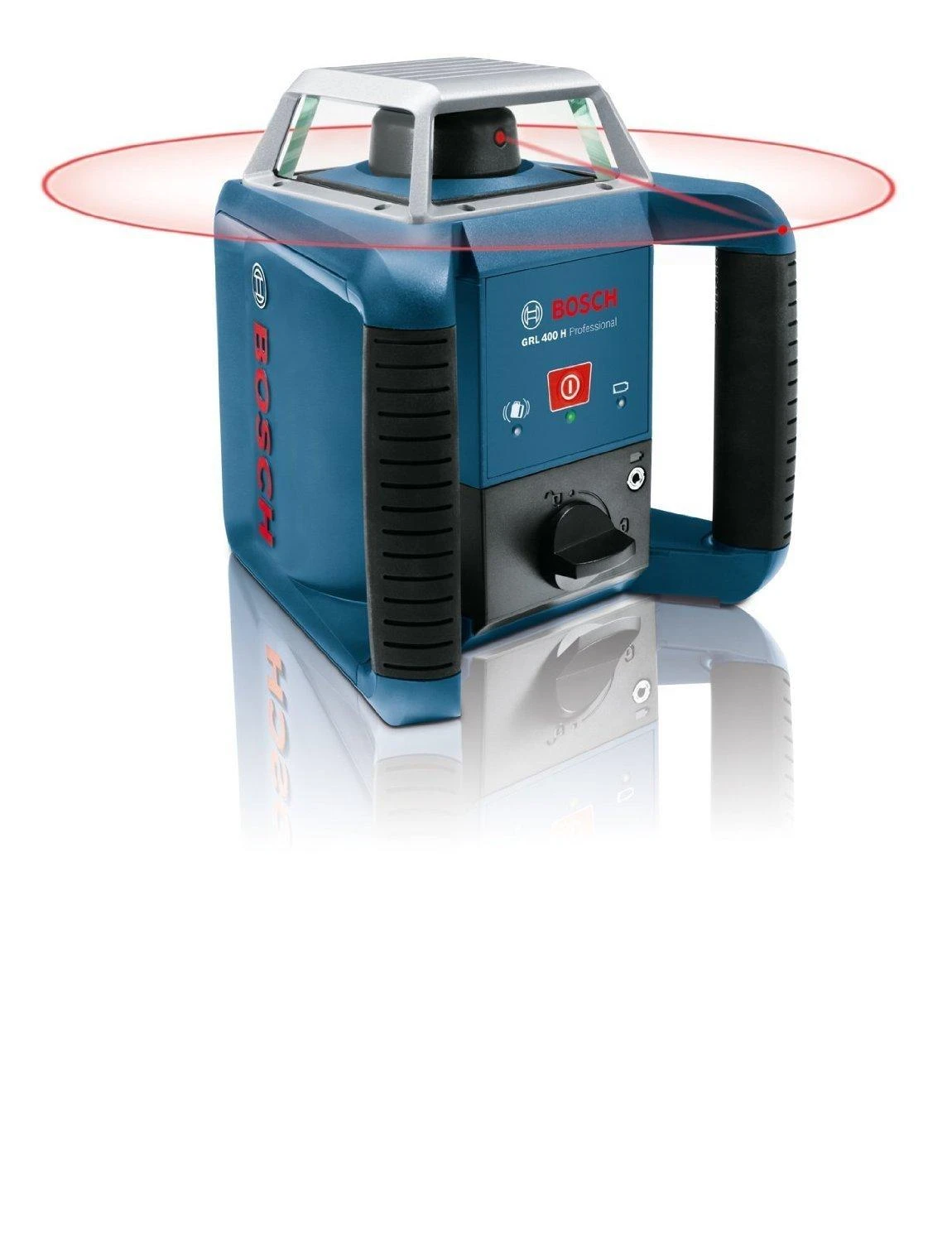 Grąžtas Bosch GRL 400 H lazerinis sraigtas, raud
