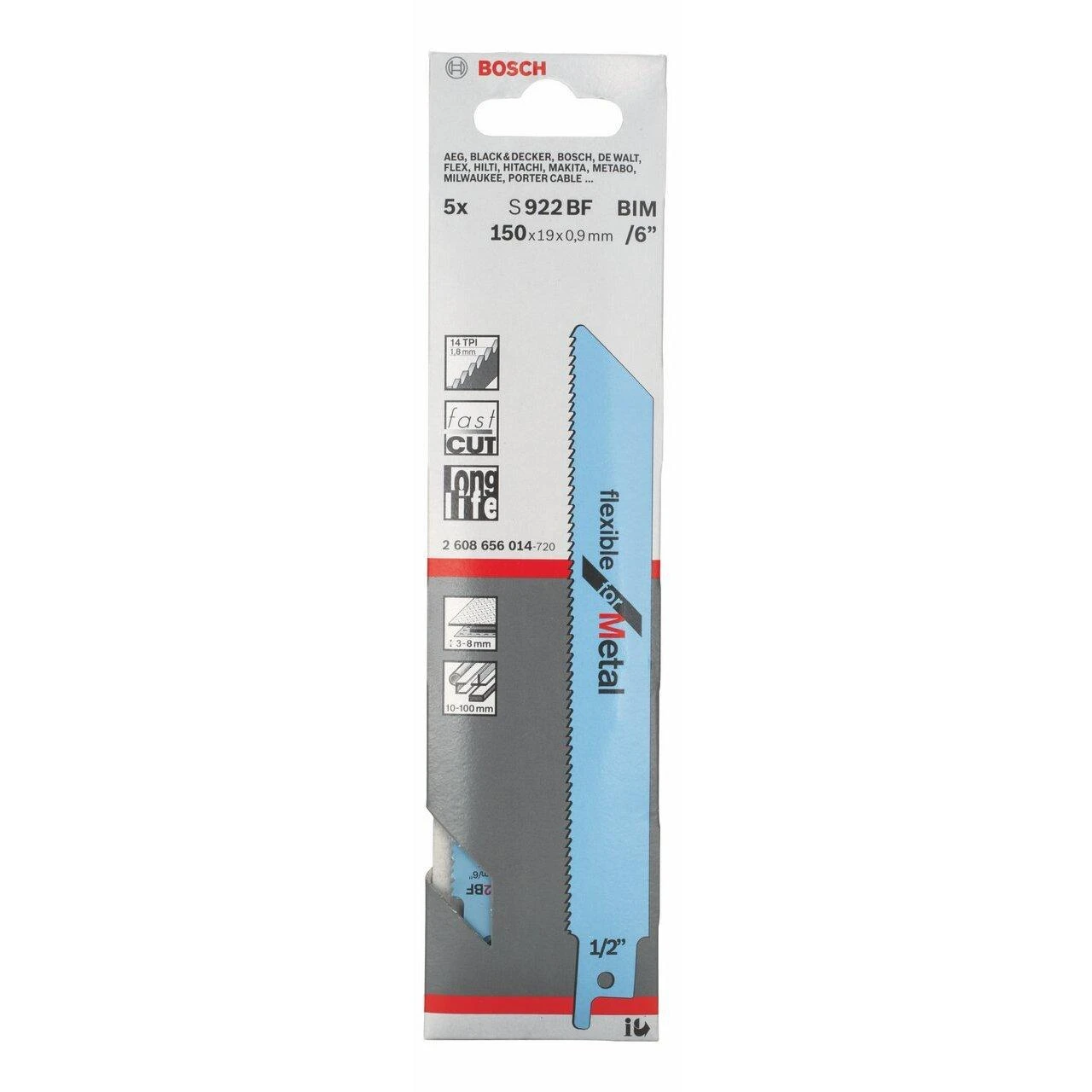 Bosch 5 pjūklo geležtės S 922 BF