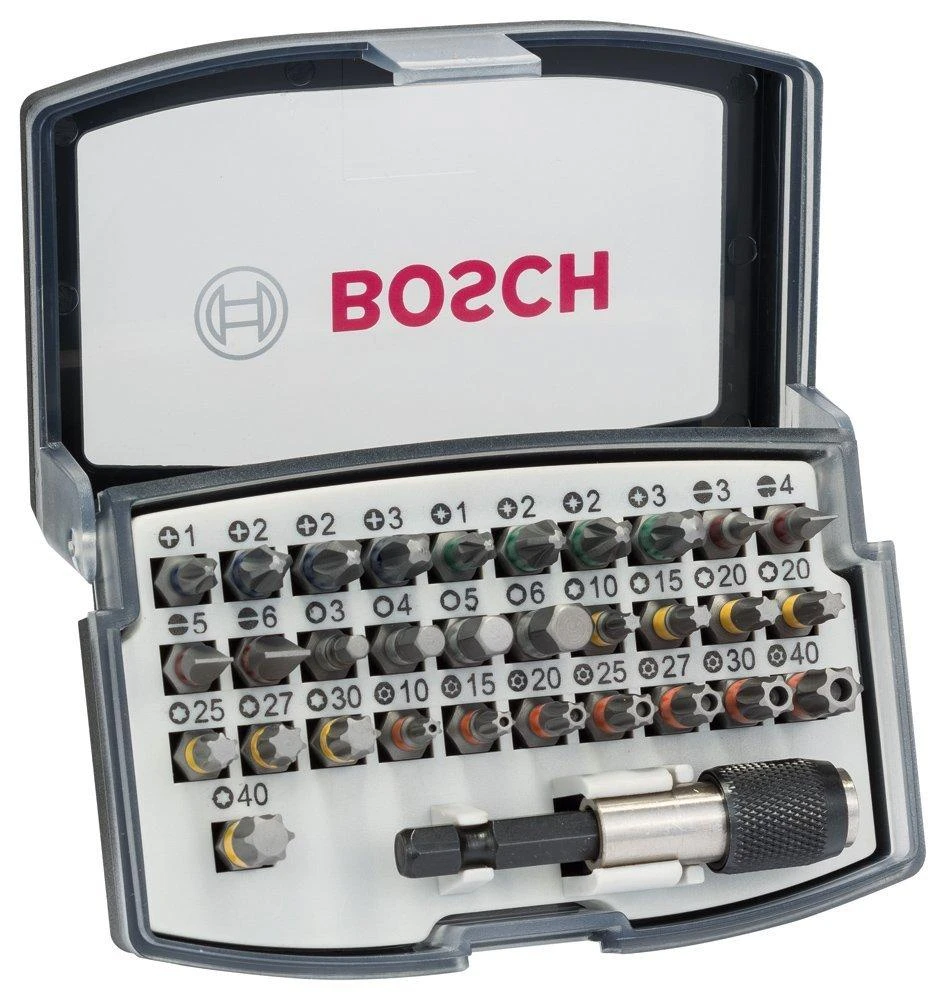 Bosch antgalių rinkinys 1/4", 32 vnt,