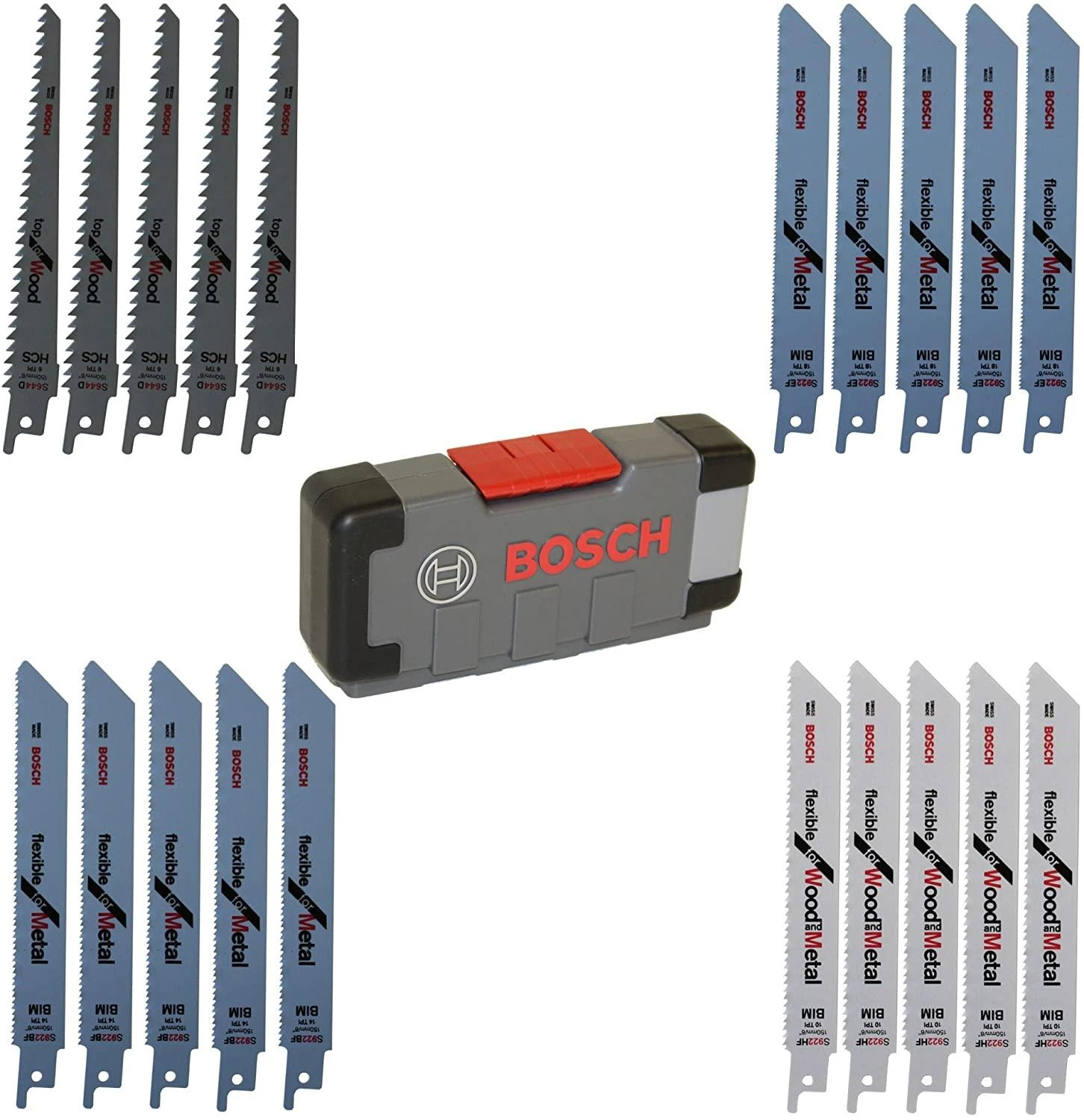 Bosch 20 dalių pjūklelių rinkinys ToughBox