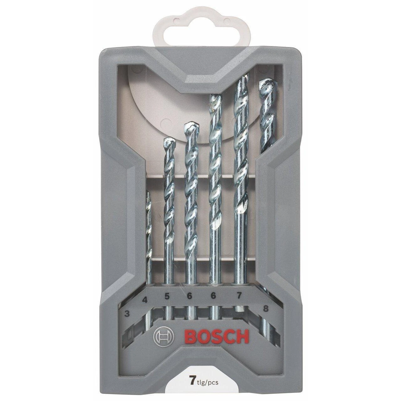 Grąžtas Bosch 7kietlyd.grąžtų kompl. X-ProLine,3,4,5,6,6,7,8mm