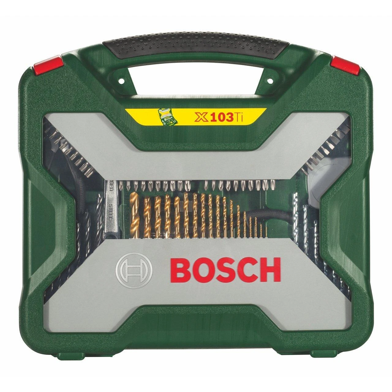 Grąžtas Bosch 103-dalių Titanium kompl.