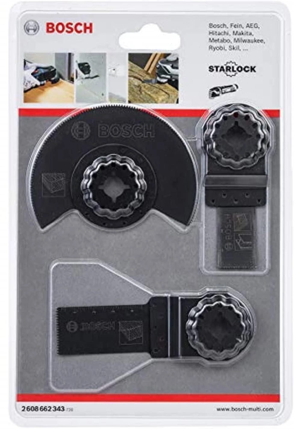 Bosch 3 dalių komplektas STARLOCK