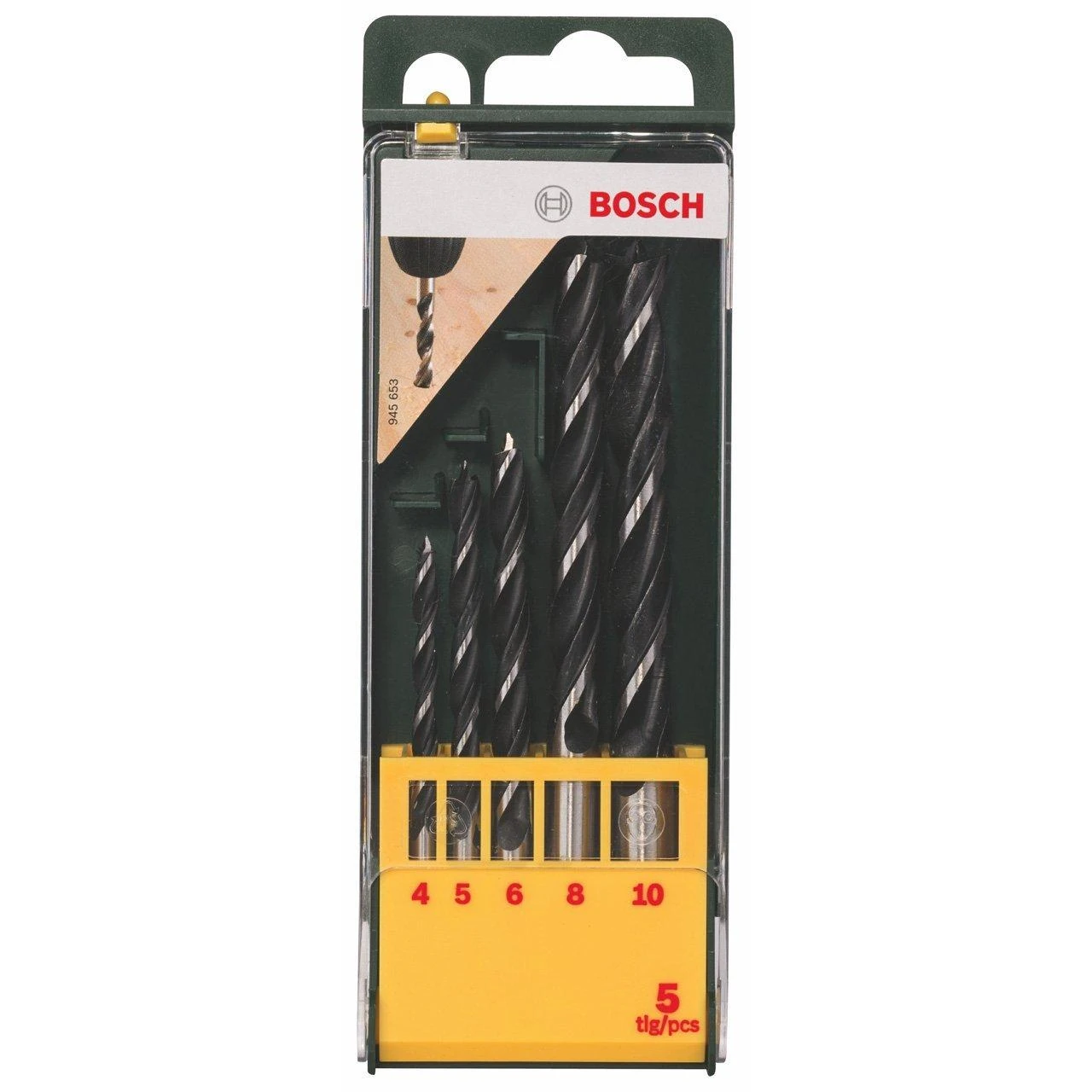Grąžtas Bosch 5 medžio grąžtų komplektas