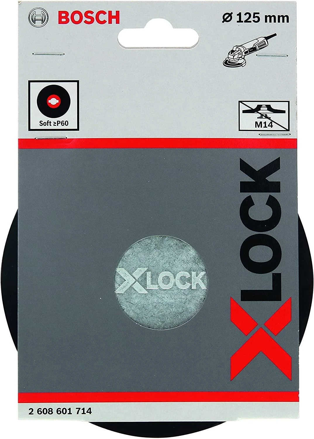 Bosch X-LOCK diskinis pagrindas minkštas, 125 mm
