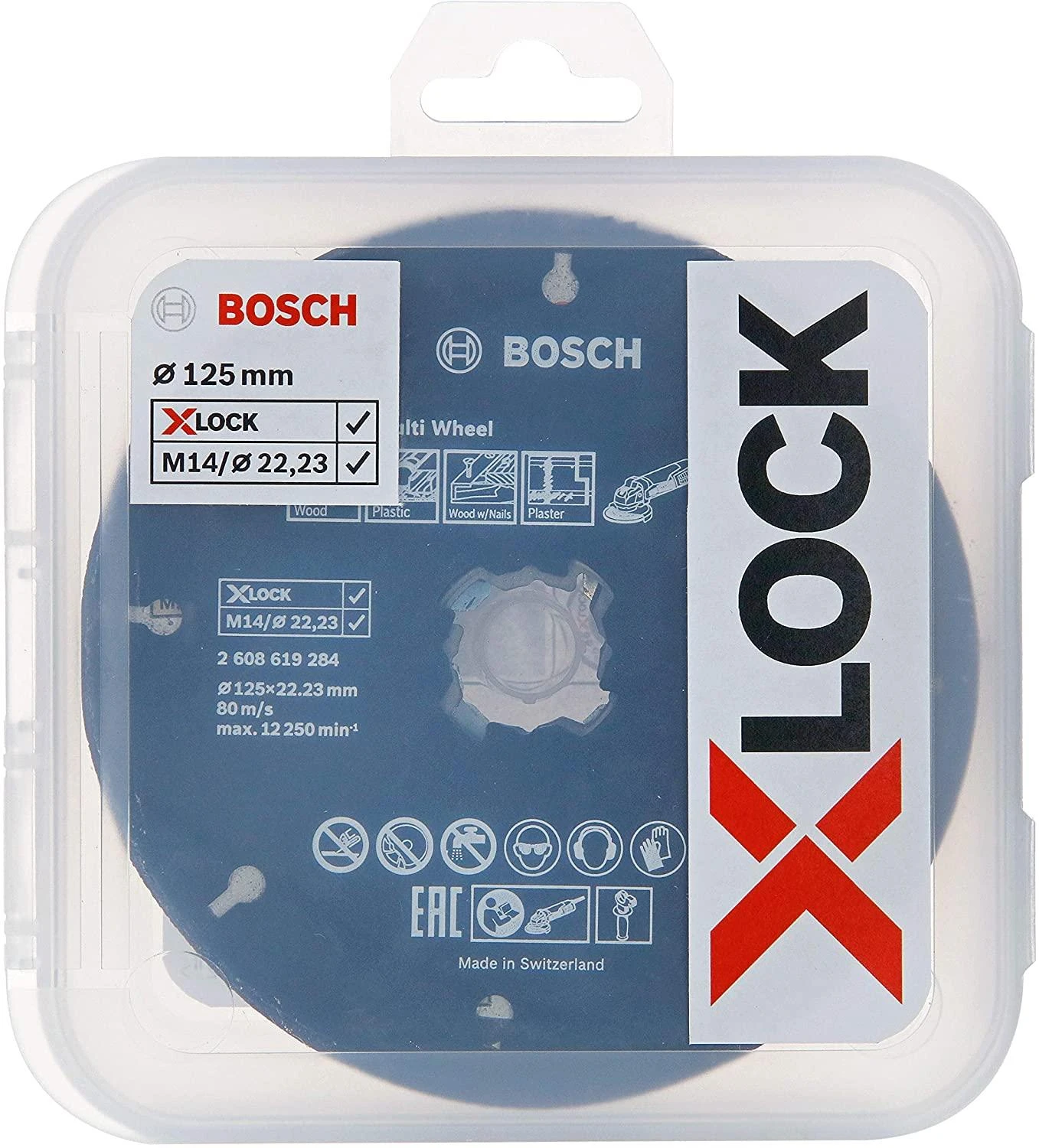 Bosch X-LOCK 125 MM pjovimo ir šlifavimo rinkinys