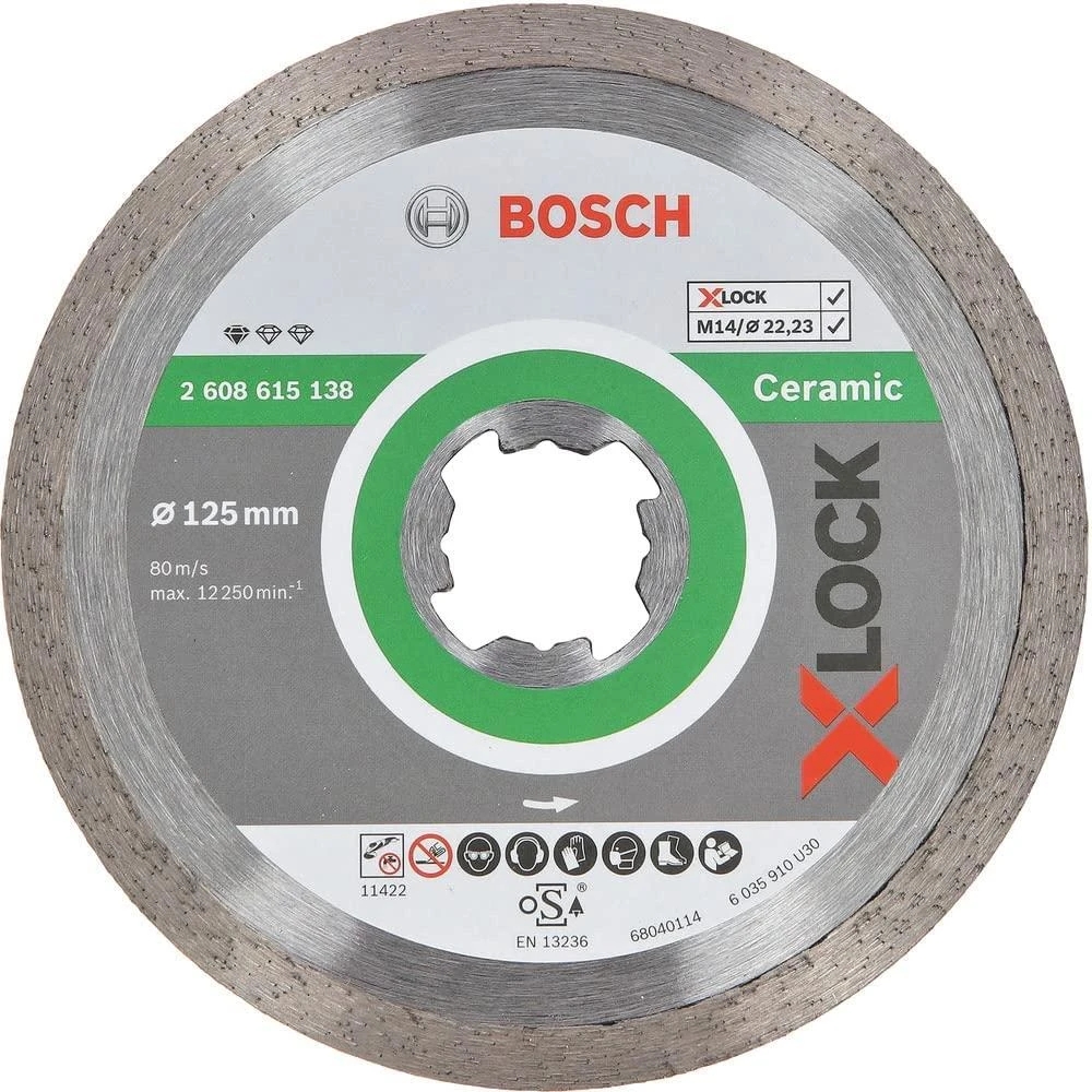 Bosch XLOCK Deimant.pjov.diskas Standard Ceramic 125 mm