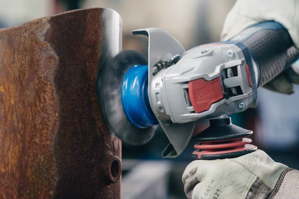 Bosch X-LOCK šepetys 115 mm iš rištos vielos