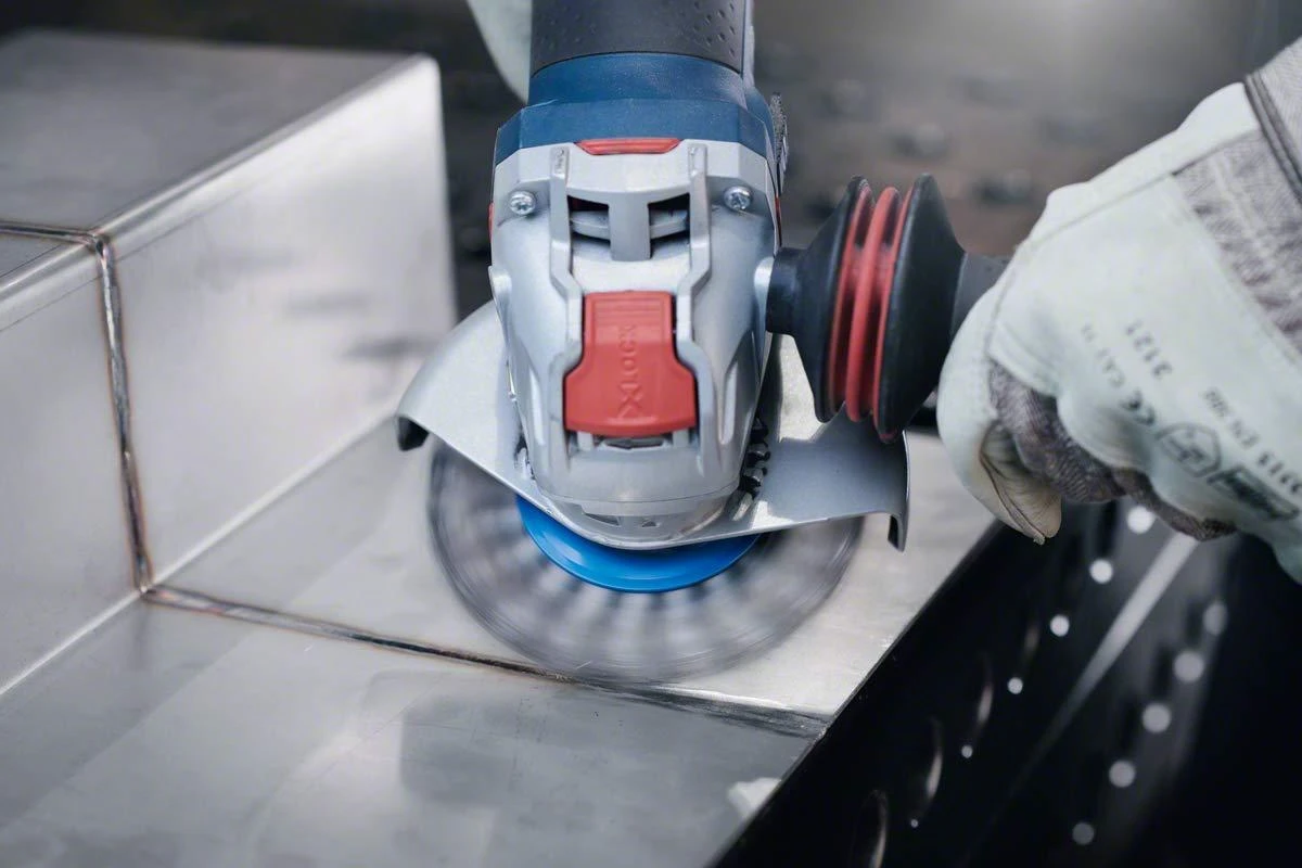 Bosch X-LOCK šepetys 115 mm iš rištos vielos