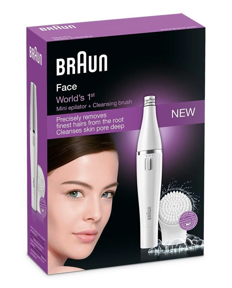 Braun Face 810 Balta 10 pincetai