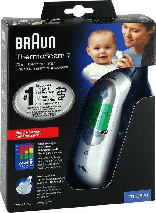 Ausies termometras Braun IRT 6520 ThermoScan 7