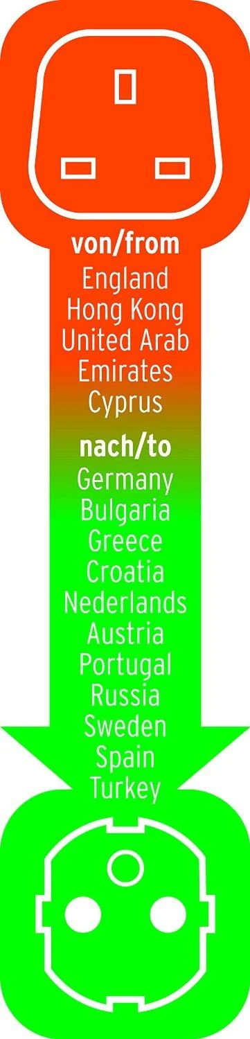 Brennenstuhl Perėjimas DELTACO UK į EU / GT-336