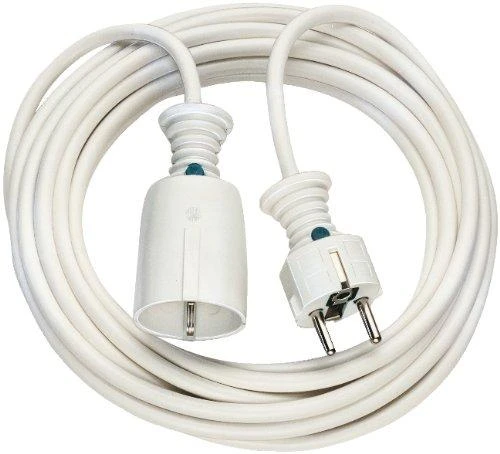 Brennenstuhl ilgiklis CEE 7/7, CEE 7/4 (Schuko), 5m baltas1168440 / DEL-118I