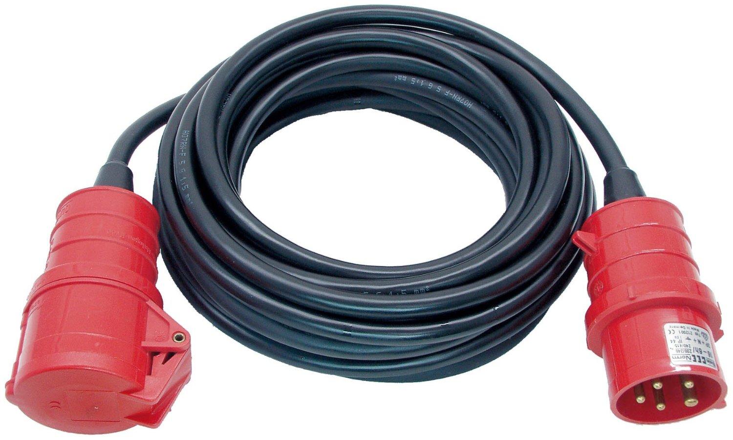 Brennenstuhl CEE ilgintuvas IP44 10m juoda H07RN-F 5G2,5 (1167740)