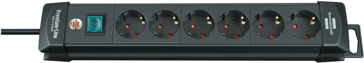 Brennenstuhl Premium Line - PPrailgintuvas: 6 - 3m - juodas 1951160100 / GT-657