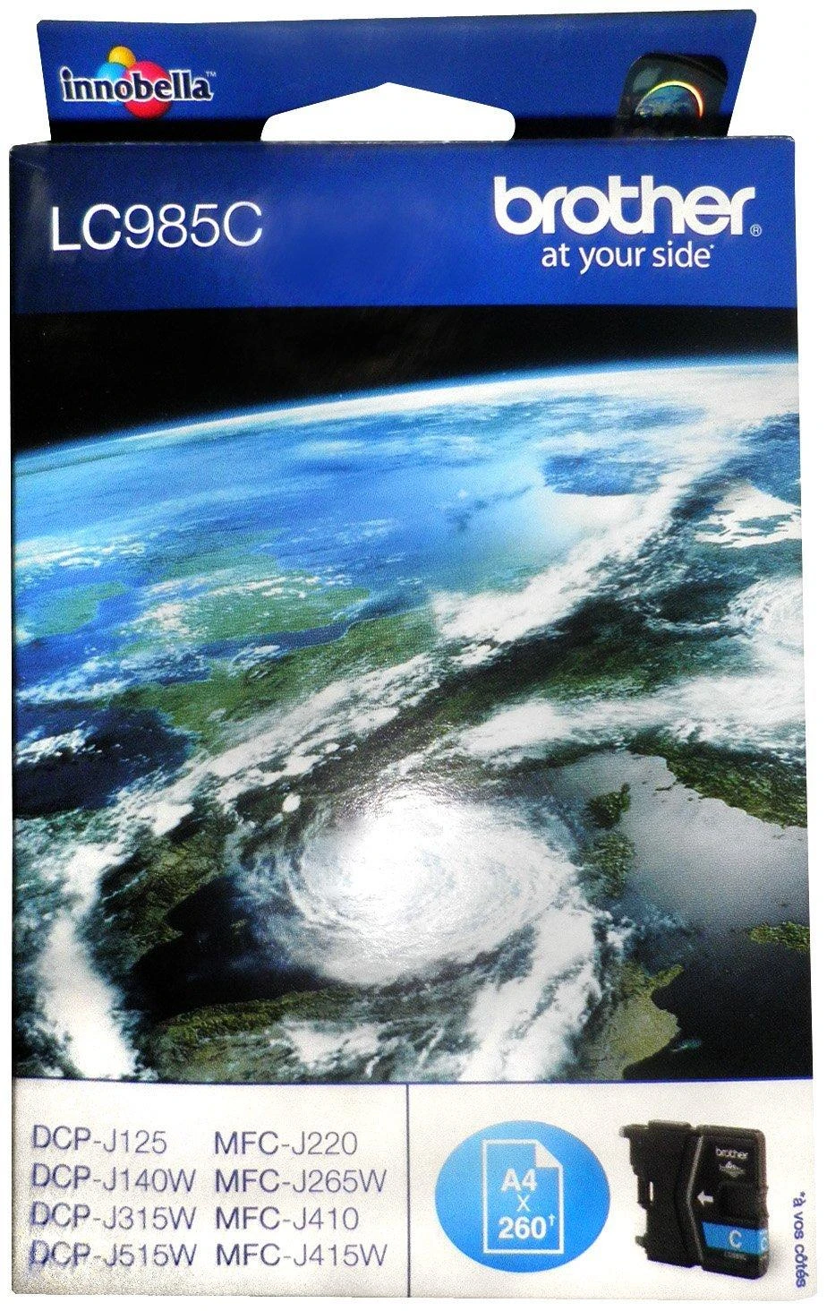 „Brother LC985C“ rašalo kasetė, žalsvai mėlyna