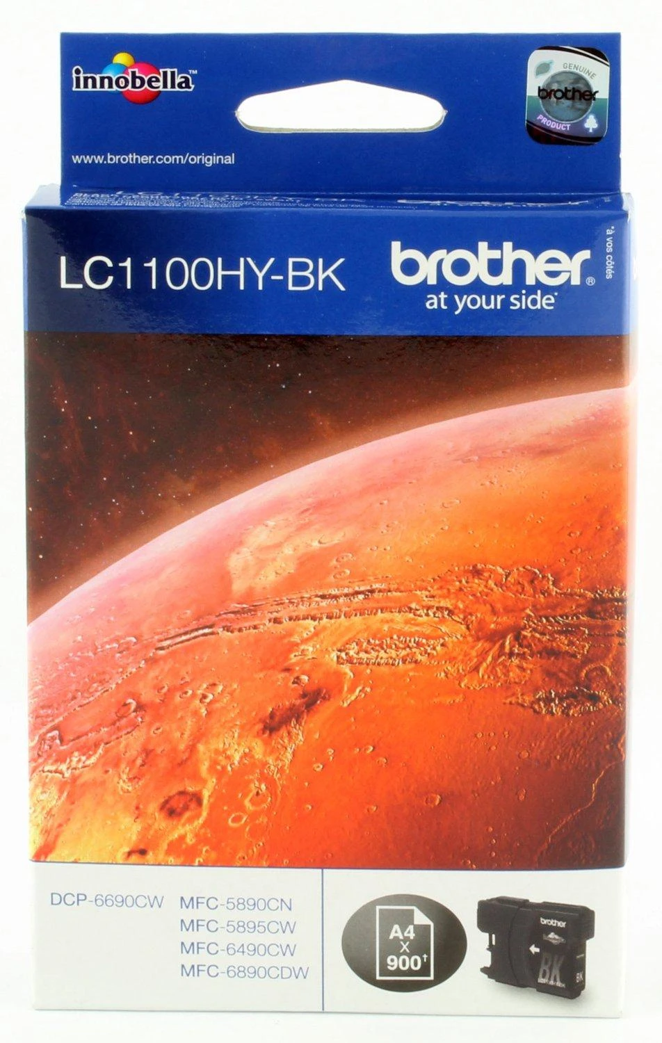 BROTHER LC-1100HYBK TONERIS HIGH BLK 900P