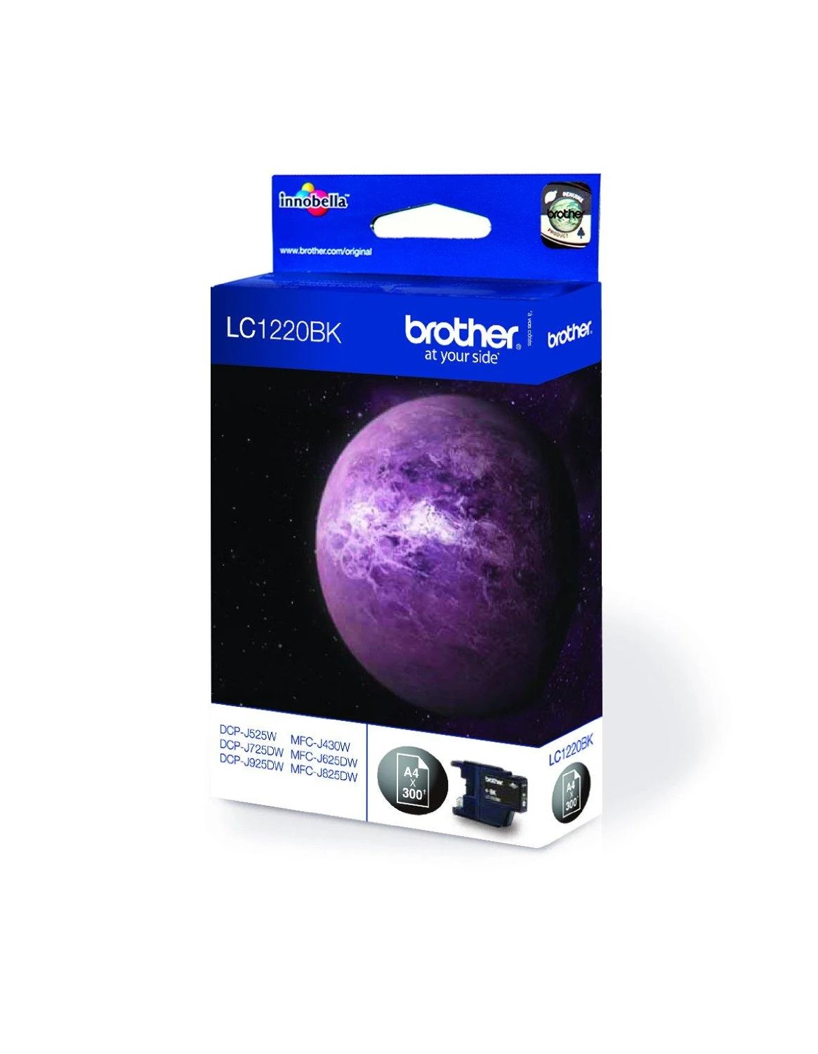 Brother LC-1220BK rašalo kasetė Originalus Juoda 1 vnt