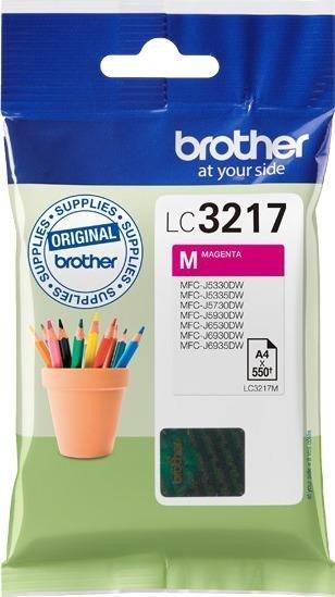 BROTHER LC3217M rausvo rašalo kasetė, 550 psl.