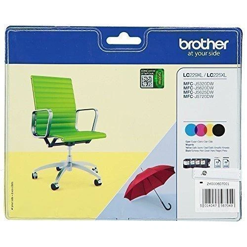 Brother LC-229XLVALBP Multipack | Rašalo kasetė | Juodas, Cyan, Magenta, Geltona