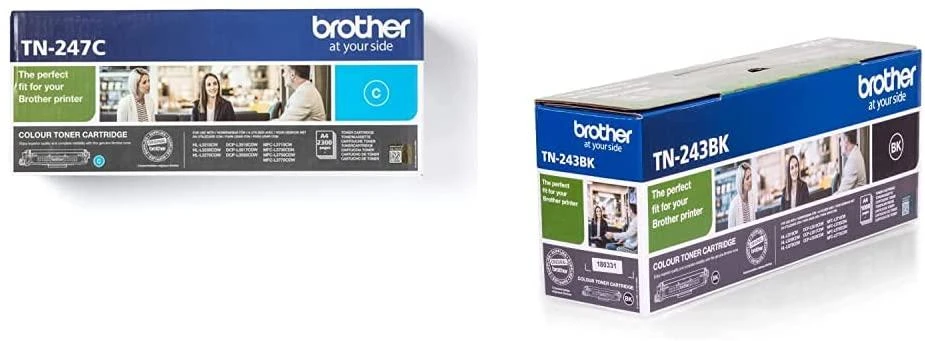 BROTHER TN-247C žydro spalvos tonerio kasetė, 2300 puslapių