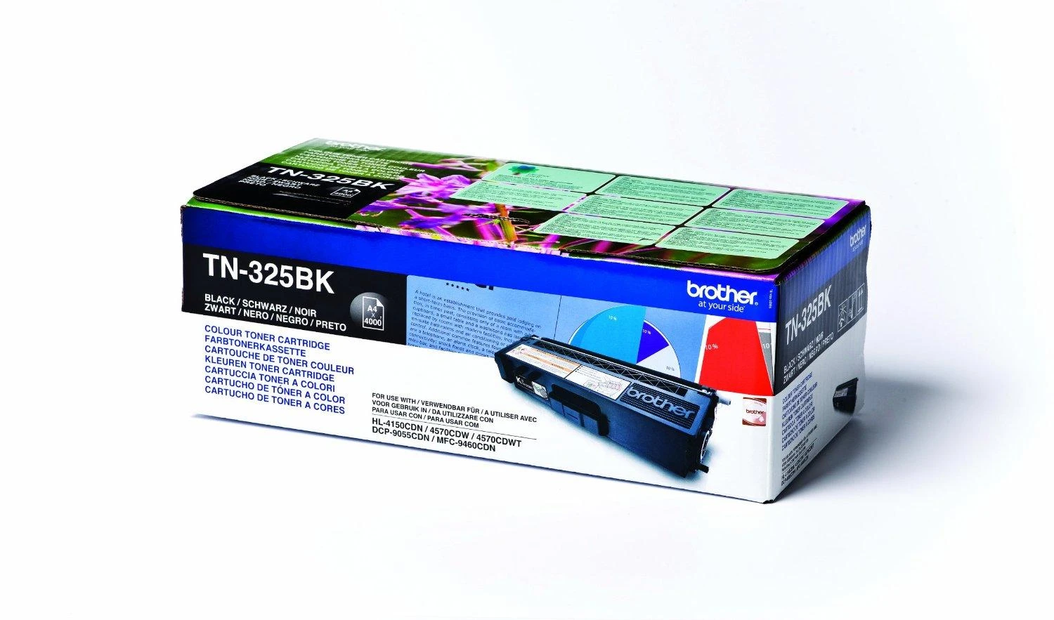 BROTHER TN-325BK TONER HIGH Juodas 4000P