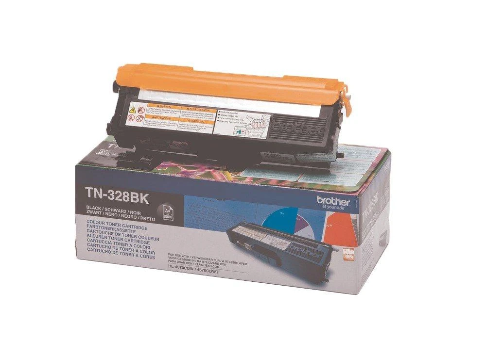 BROTHER TN-328BK TONERIS S.HIGH BLK 6000P