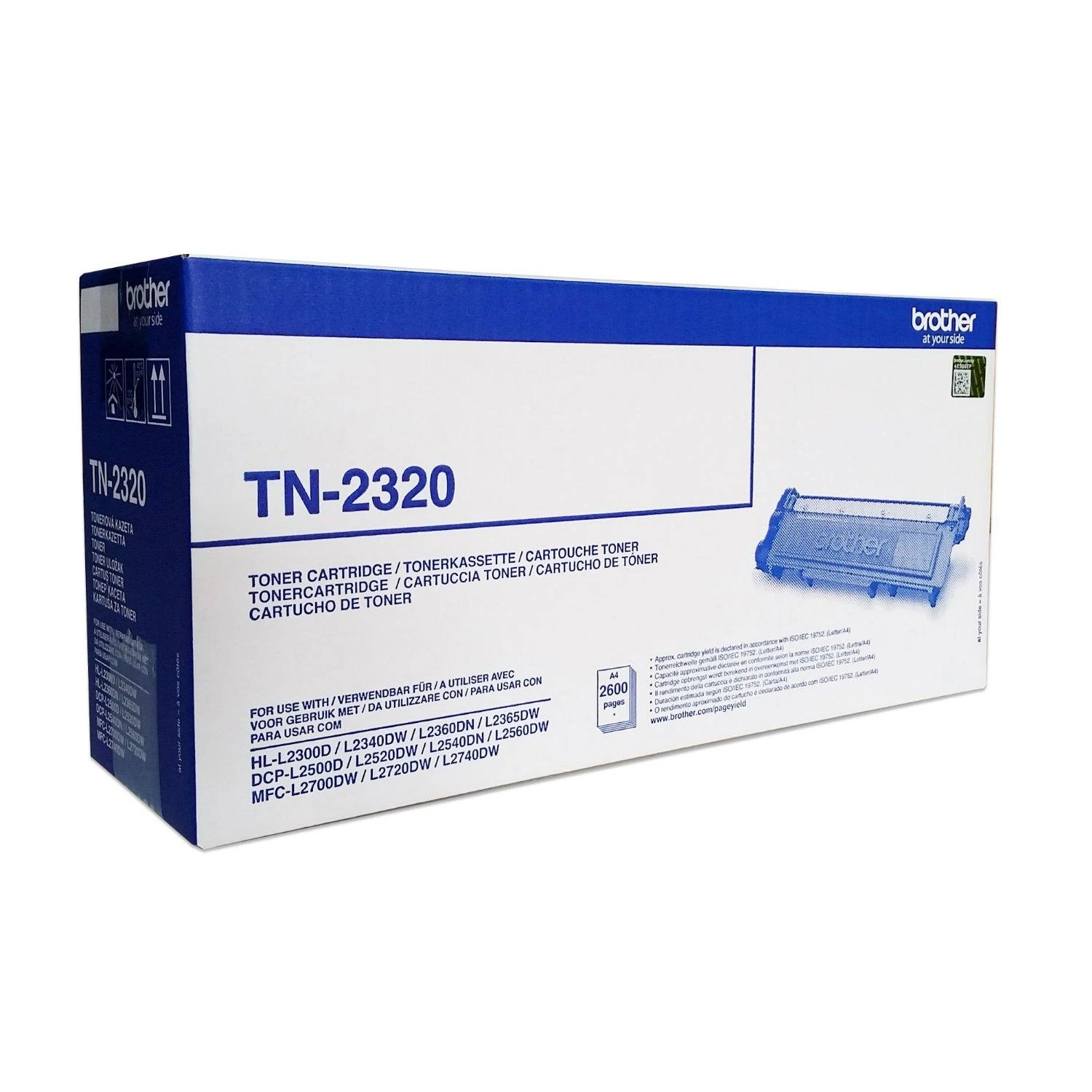 Brother TN-2320 | Toneris Cartridge | Juodas
