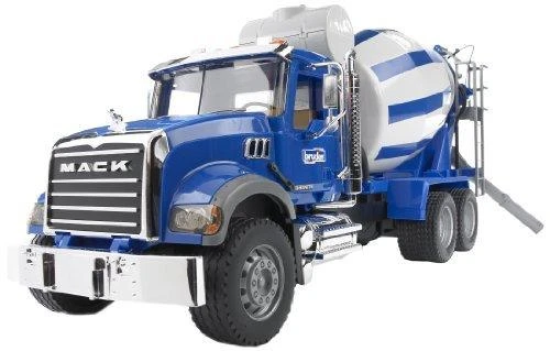 BRUDER 1:16 sunkvežimis-cemento maišytuvas MACK Granite, 02814
