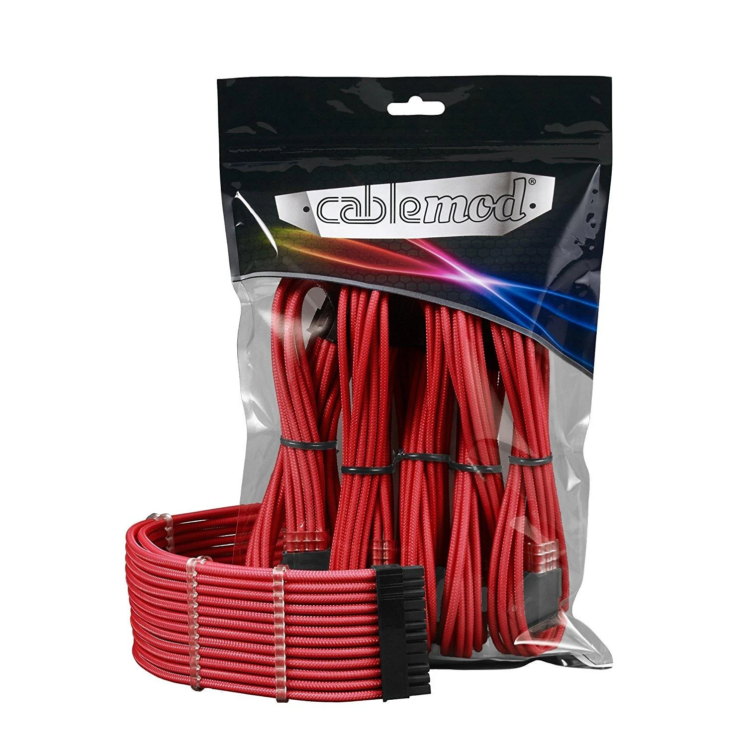 CableMod PRO ModMesh Cable Extension Kit – raudonos spalvos