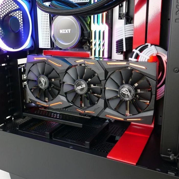 „CableMod“ vertikalus vaizdo plokštės laikiklis su PCIe x16 jungtimi, 2x DisplayPort – juodos spalvos