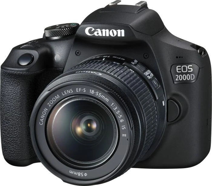 Canon | EOS | 2000D 18-55 IS II EU26 | SLR Camera Kit | Megapixel 24.1 MP | Image stabilizer | ISO sensitivity (max) 12800 | Ekranas diagonal 3.0 " | Wi-Fi | Video recording | APS-C | Juodas