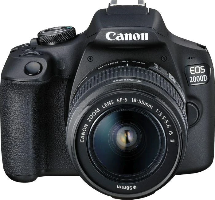 Canon | EOS | 2000D 18-55 IS II EU26 | SLR Camera Kit | Megapixel 24.1 MP | Image stabilizer | ISO sensitivity (max) 12800 | Ekranas diagonal 3.0 " | Wi-Fi | Video recording | APS-C | Juodas