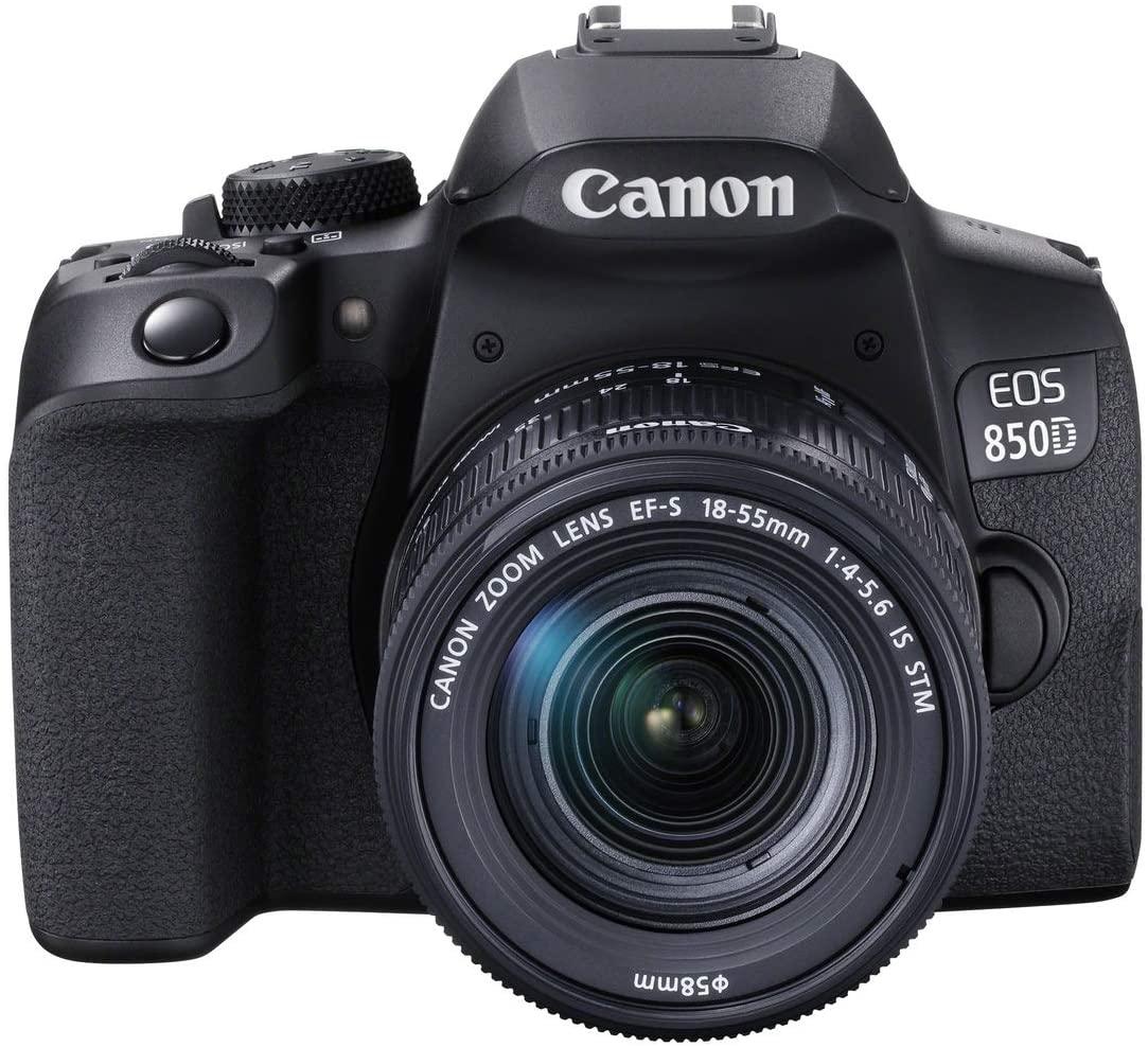 Canon EOS 850D SLR fotoaparato komplektas 24,1 MP CMOS 6000 x 4000 pikseliai Juoda