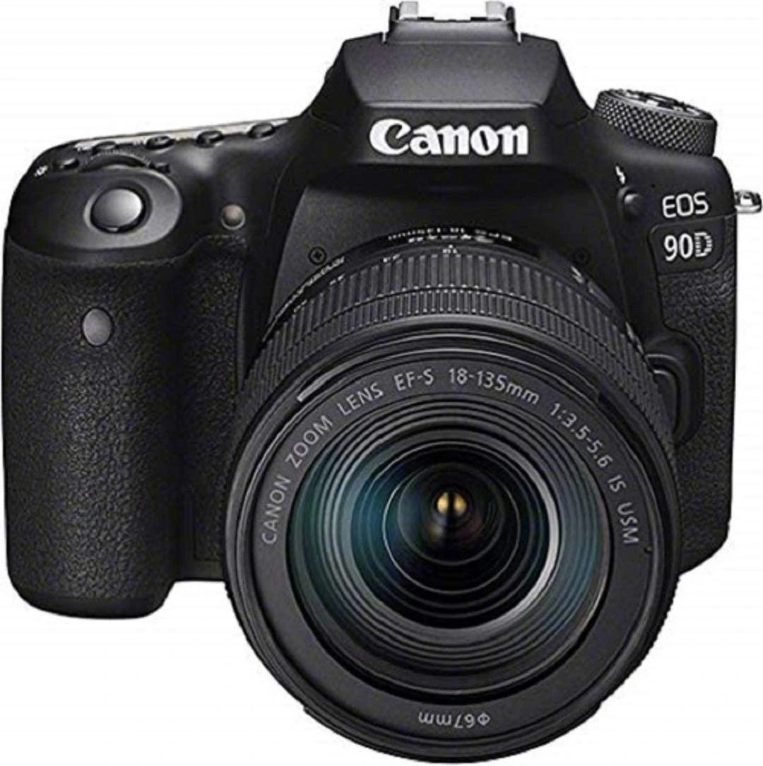 Canon EOS 90D + EF-S 18-135mm f/3.5-5.6 IS USM SLR fotoaparato komplektas 32,5 MP CMOS 6960 x 4640 pikseliai Juoda