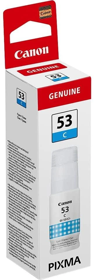 Canon GI-53C žydros spalvos rašalo buteliukas | Canon GI-53C | Rašalo papildymas | Žydra spalva
