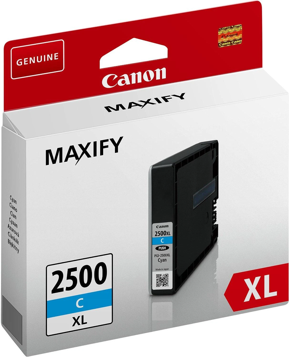 Canon PGI-2500XLC rašalo kasetė, žalsvai mėlyna