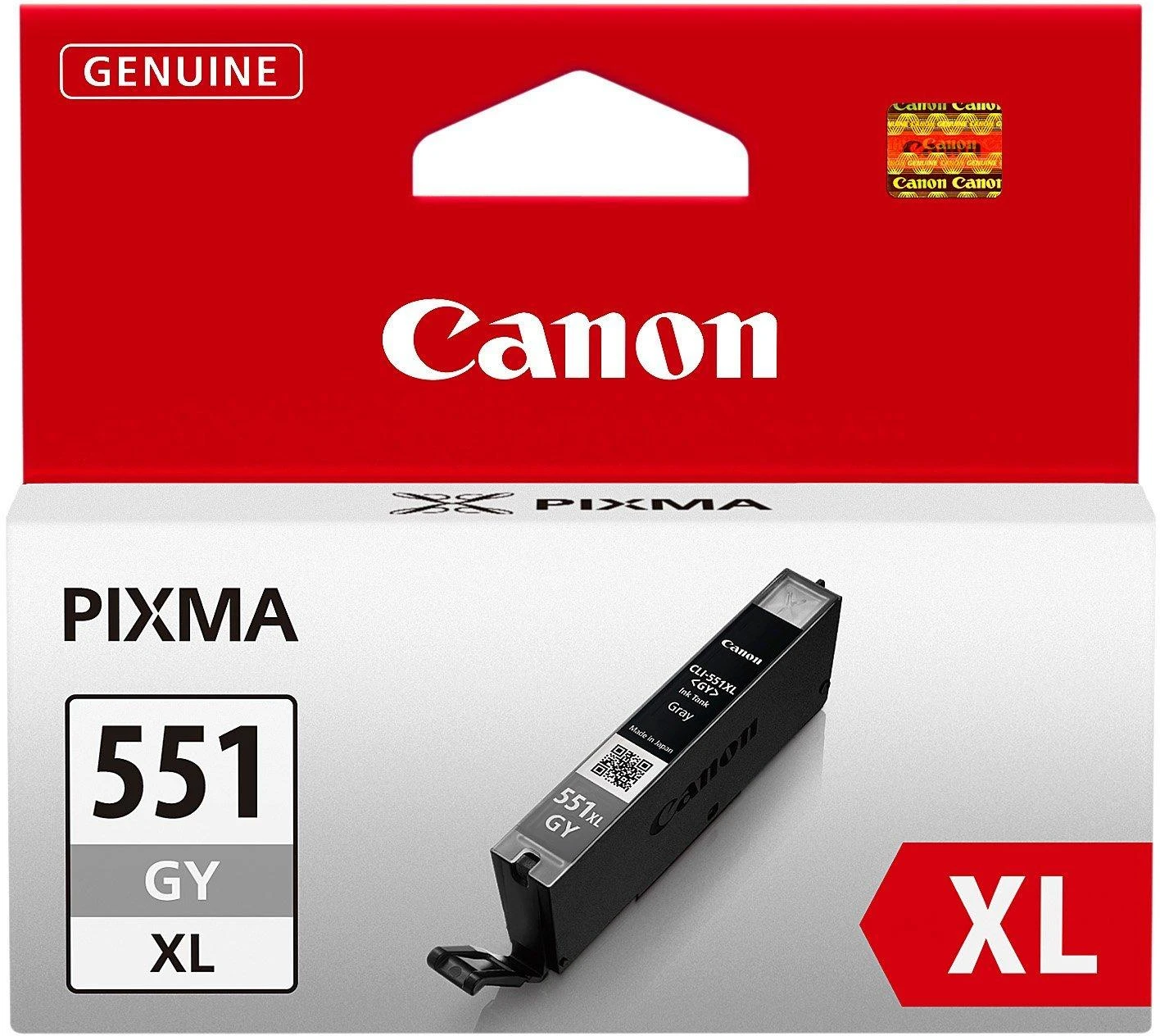 CANON 1LB CLI-551XLGY rašalo kasetė pilkas didelės talpos 3.350 puslapių 1 pak. XL
