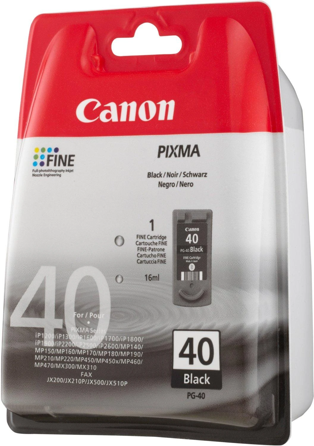 Canon PG-40 | Ink Cartridge | Juodas