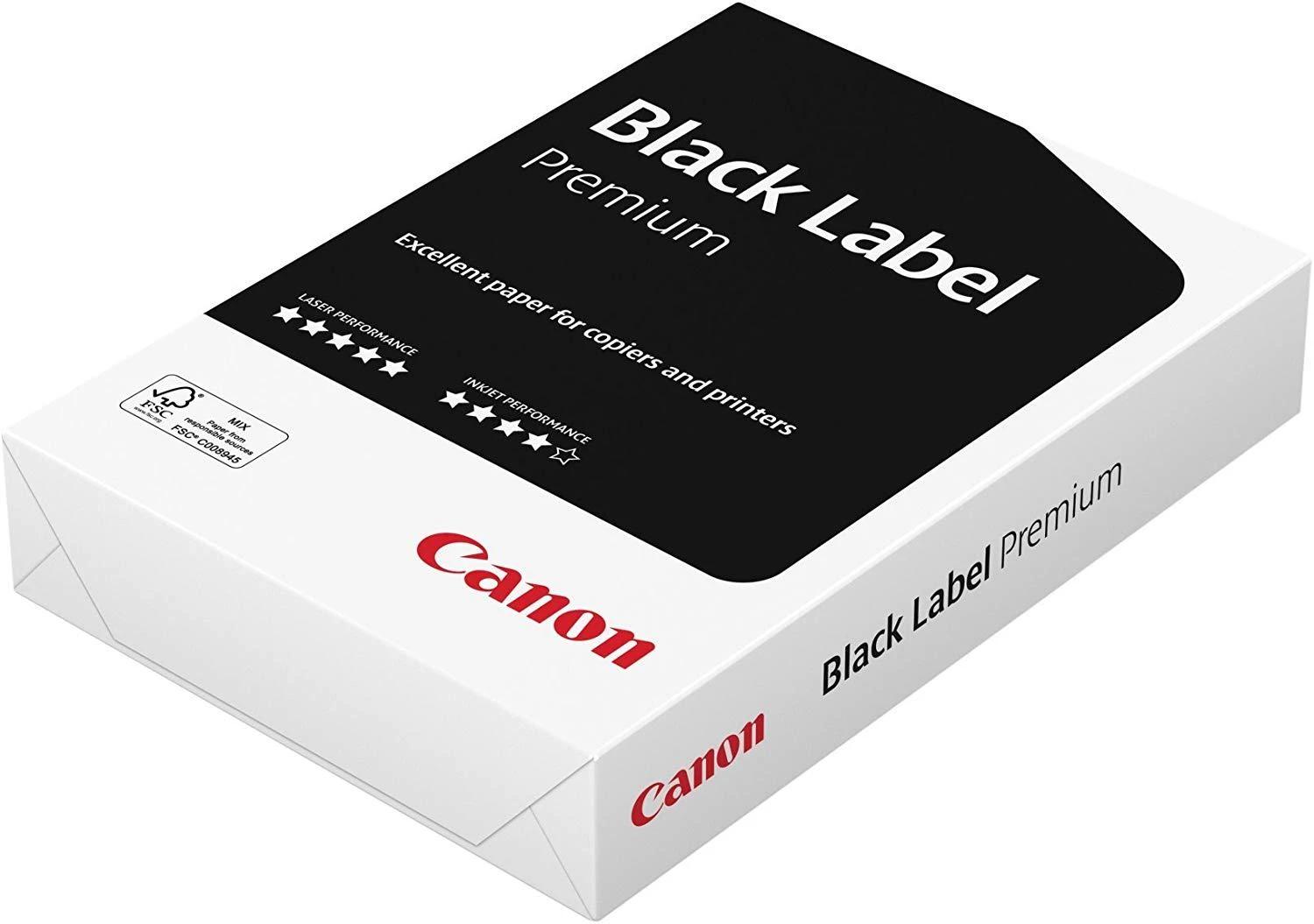 Canon Juodas Label Premium A4 kopijavimo popierius 80g 500 lapų