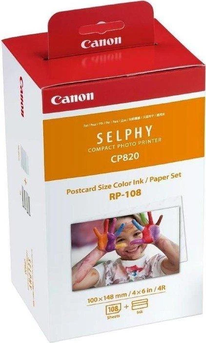 Canon Color Ink / Paper Set for SELPHY CP1300 Spausdintuvas RP-108 |  Varle.lt