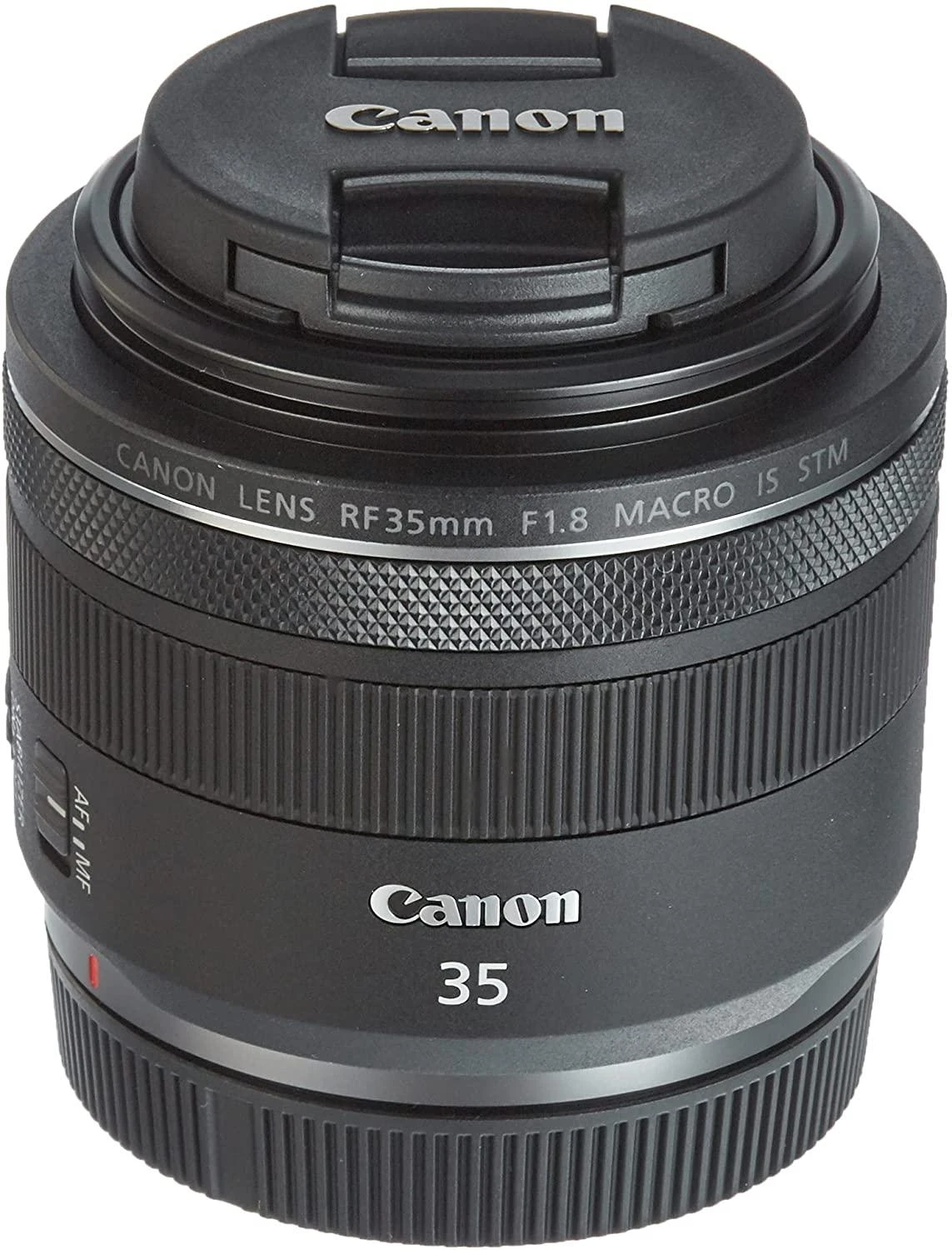 „Canon RF 35mm F1.8 IS STM Macro“ objektyvas.