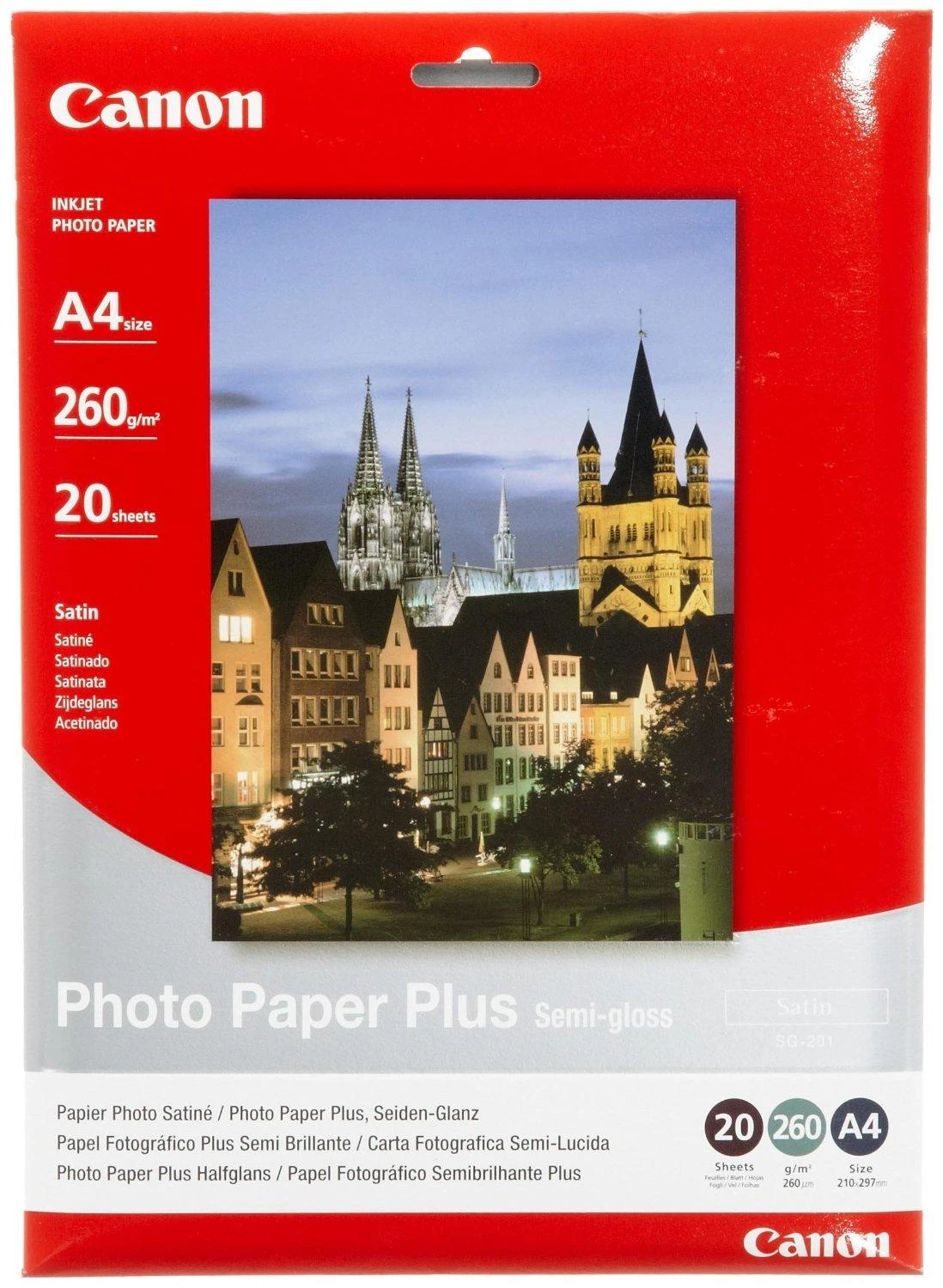 CANON SG-201 fotopopierius A4 20 puslapių pusiau blizgus